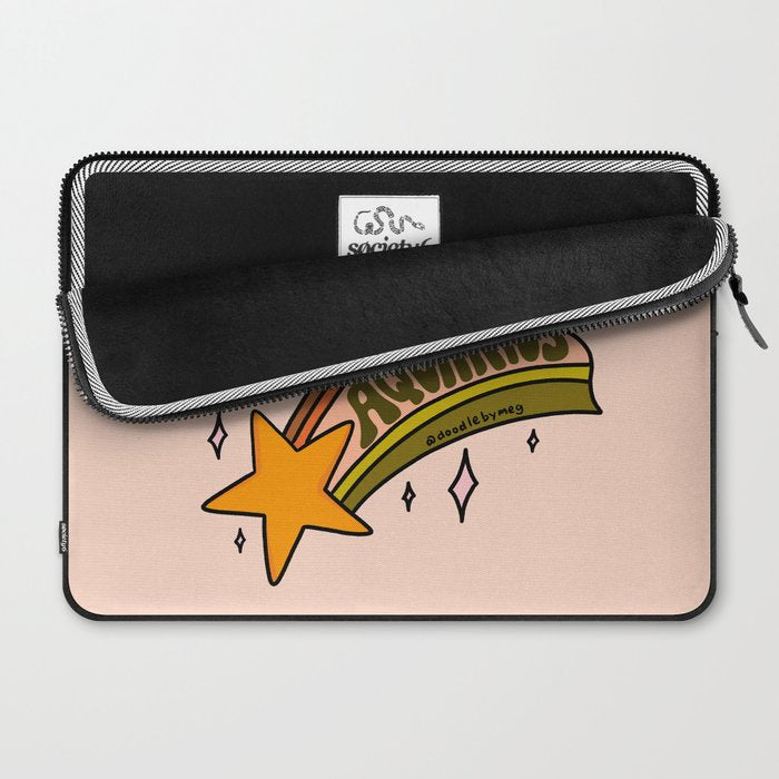 One Lucky Aquarius Laptop Sleeve Gallery Image 2