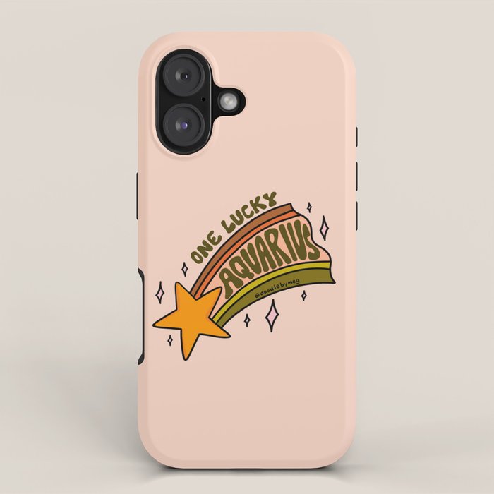 One Lucky Aquarius iPhone Case Gallery Image 1