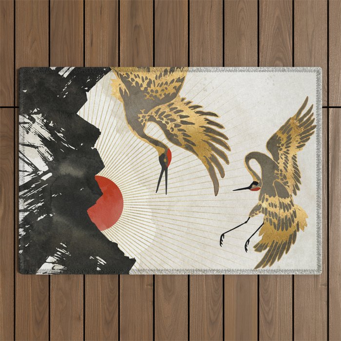 Elegant Flight II Outdoor Rug Gallery Image 1