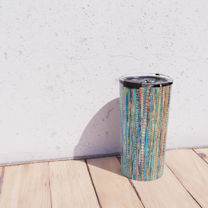 Stripes and Beads Travel Mug Gallery Image 4