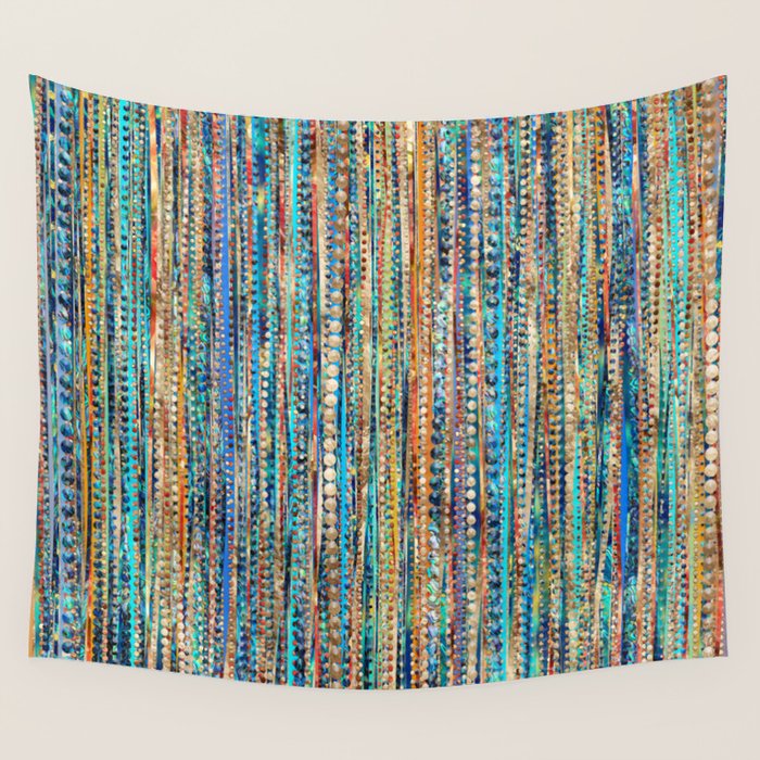 Stripes and Beads Wall Tapestry Gallery Image 4
