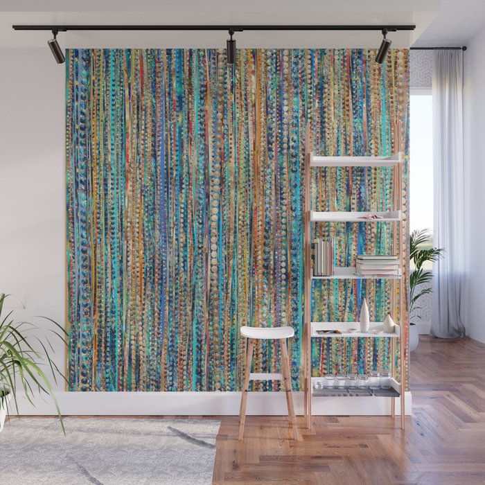 Stripes and Beads Wall Mural Gallery Image 1