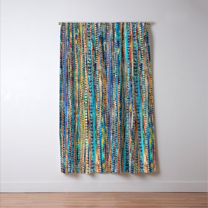 Stripes and Beads Window Curtain Gallery Image 3