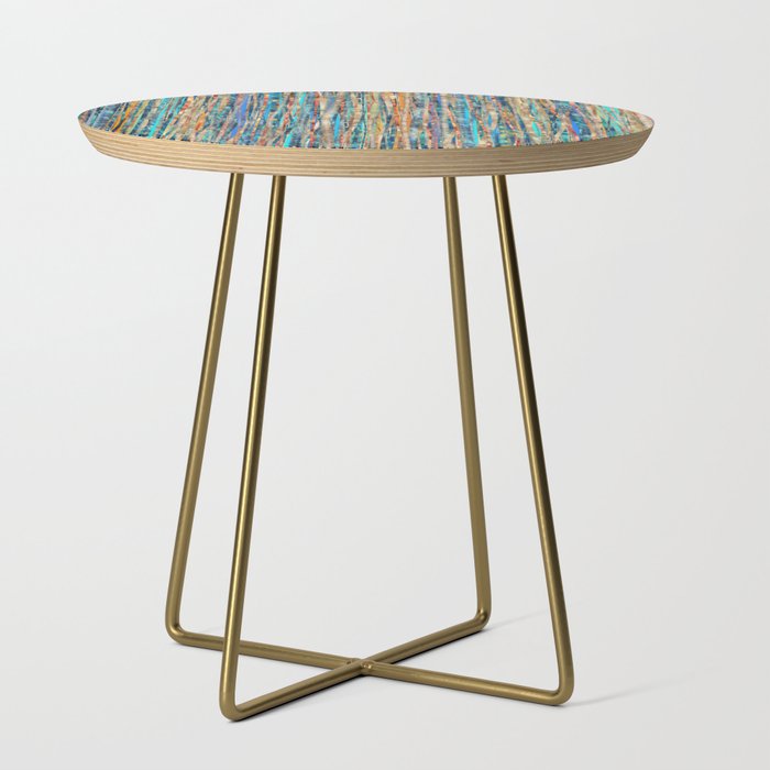 Stripes and Beads Side Table Gallery Image 1