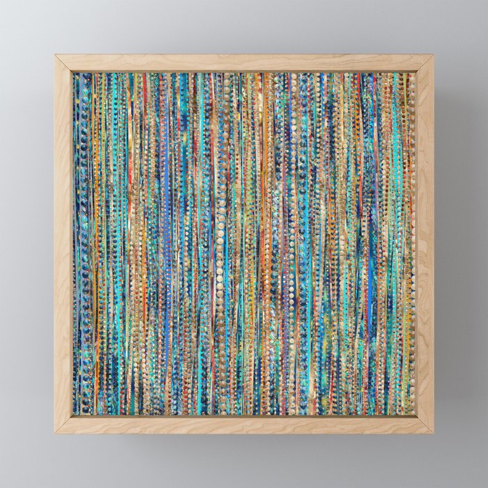Stripes and Beads Mini Art Print Gallery Image 1