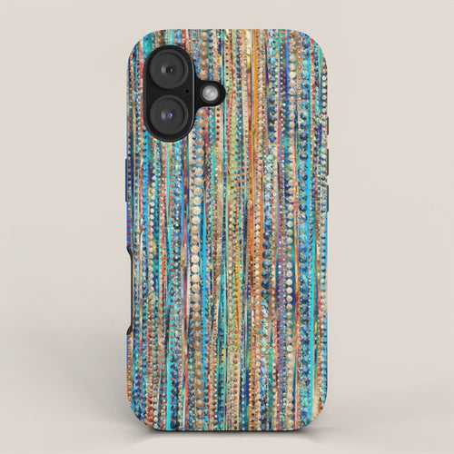 Stripes And Beads Iphone Case