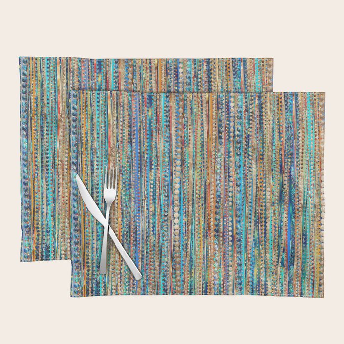 Stripes and Beads Placemat Gallery Image 1