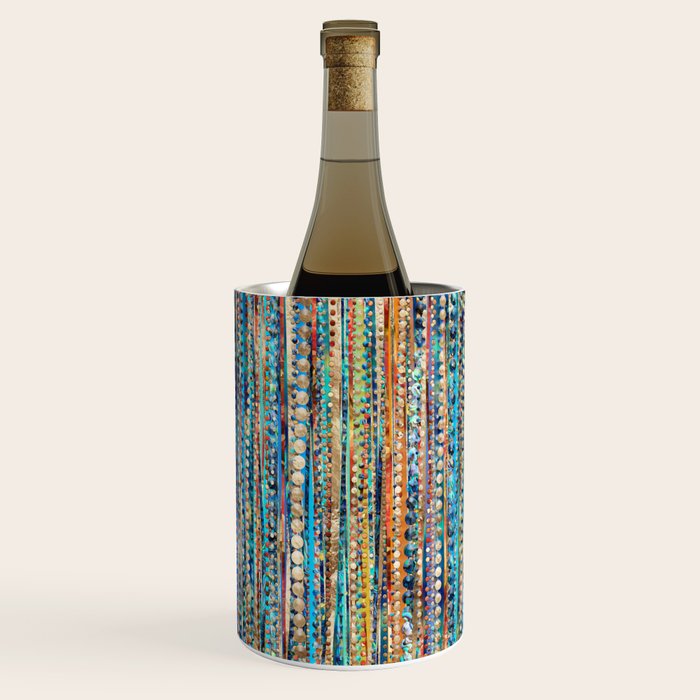 Stripes and Beads Wine Chiller Gallery Image 1