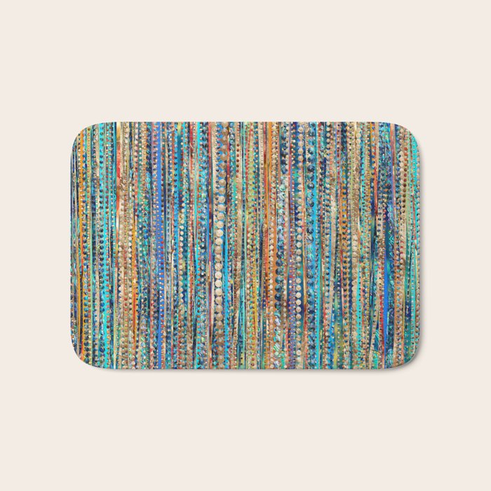 Stripes and Beads Bath Mat Gallery Image 1