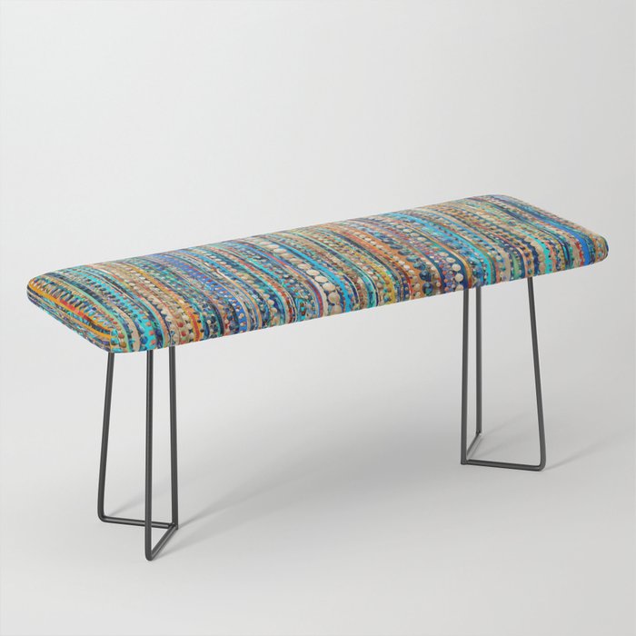 Stripes and Beads Bench Gallery Image 1