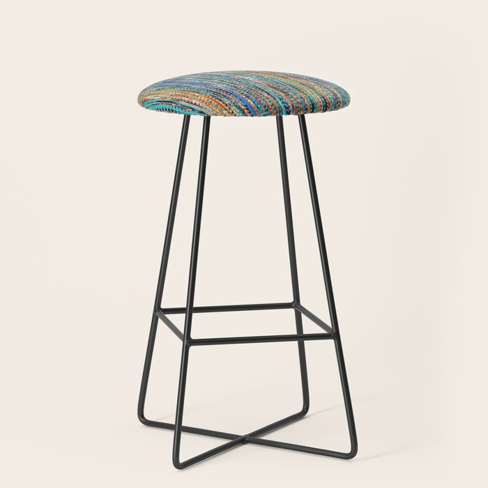 Stripes and Beads Stool Gallery Image 1