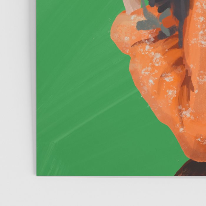 Woman with Flowers Painting Poster Gallery Image 3