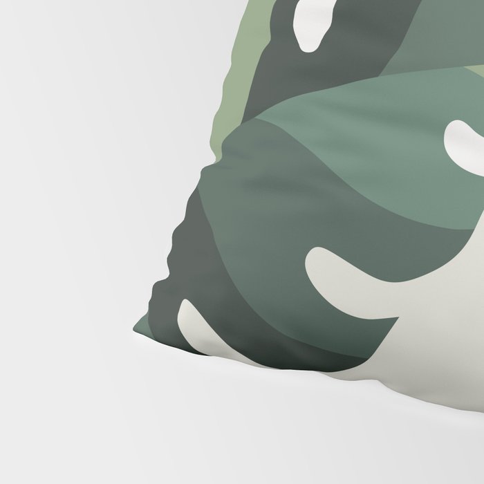Cat and Plant 12C Pillow Sham Gallery Image 4