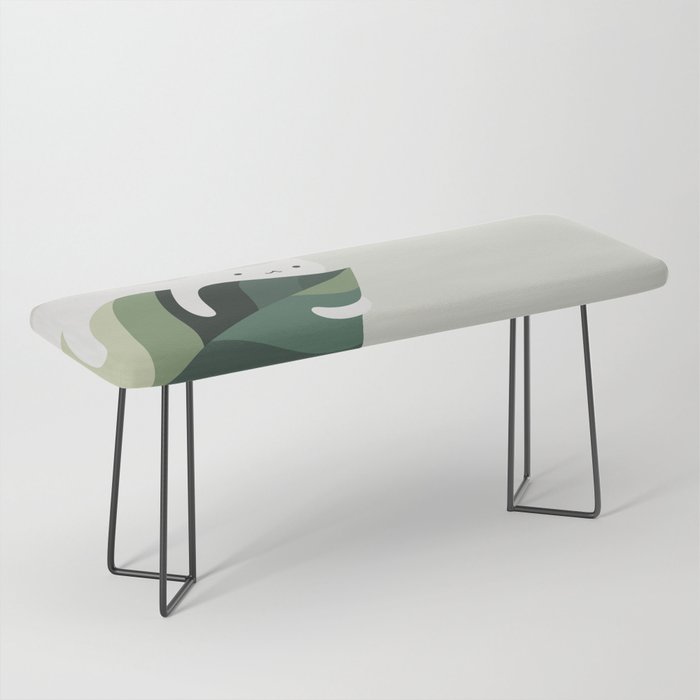 Cat and Plant 12C Bench Gallery Image 1