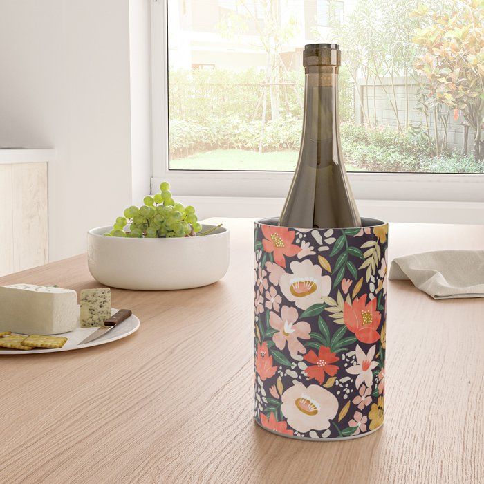 Modern meadow blooming Wine Chiller Gallery Image 4