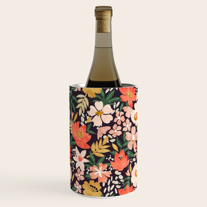 Modern meadow blooming Wine Chiller Gallery Image 3