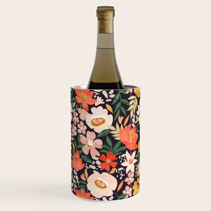 Modern meadow blooming Wine Chiller Gallery Image 1
