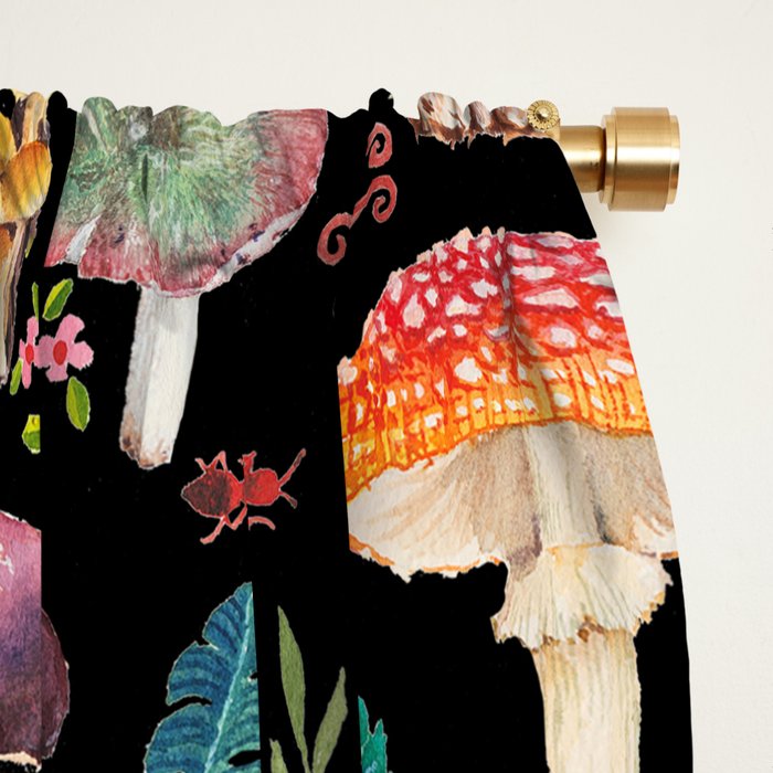 Mushroom heart Window Curtain Gallery Image 2