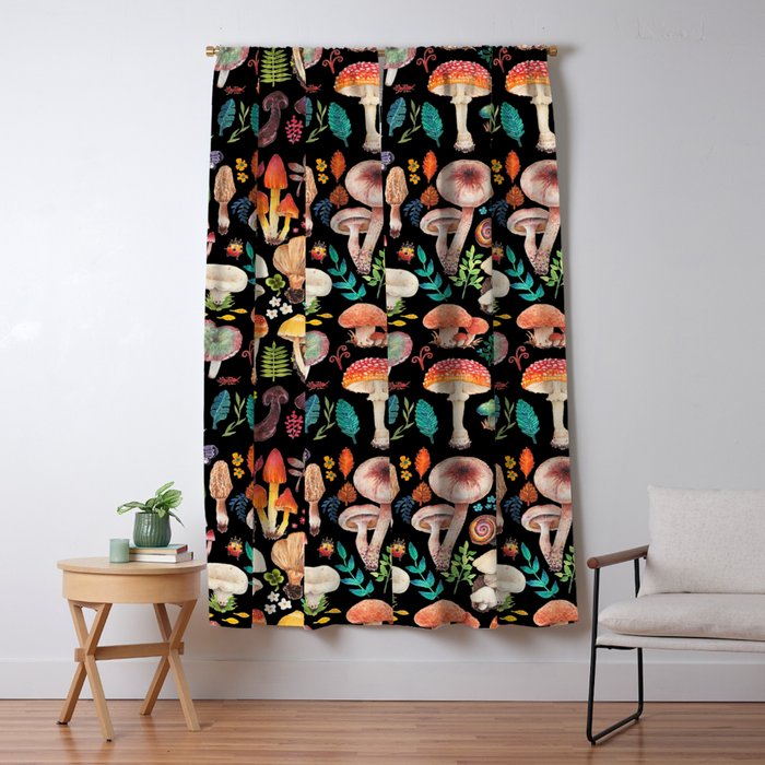 Mushroom heart Window Curtain Gallery Image 5