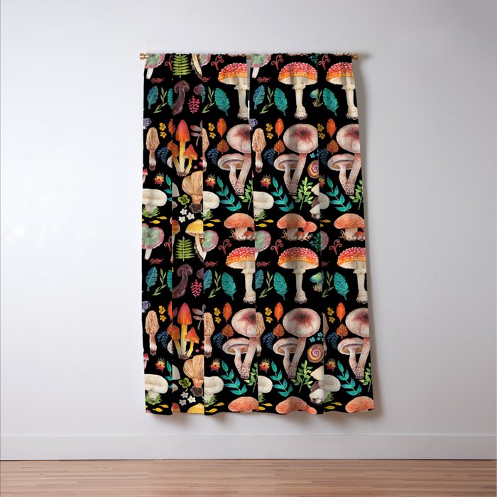 Mushroom heart Window Curtain Gallery Image 3