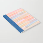 Abstract Watercolor Waves in Peach Sunrise Notebook Gallery Image 2