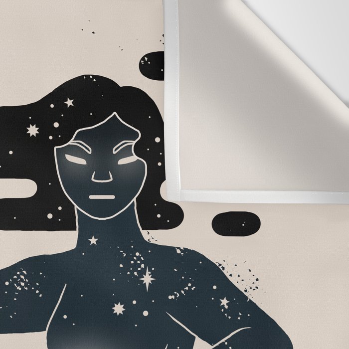 Space Mermaid Wall Tapestry Gallery Image 3