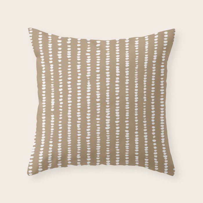 Simple Hand Drawn Pattern #10 Throw Pillow Gallery Image 1