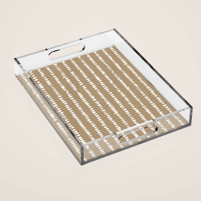 Simple Hand Drawn Pattern #10 Acrylic Tray Gallery Image 1