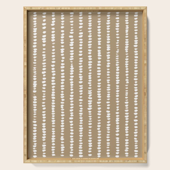Simple Hand Drawn Pattern #10 Serving Tray Gallery Image 1