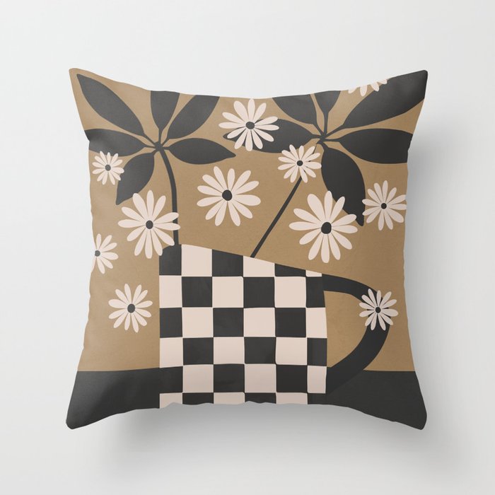 Daisy Daydreams 7 Throw Pillow Gallery Image 1