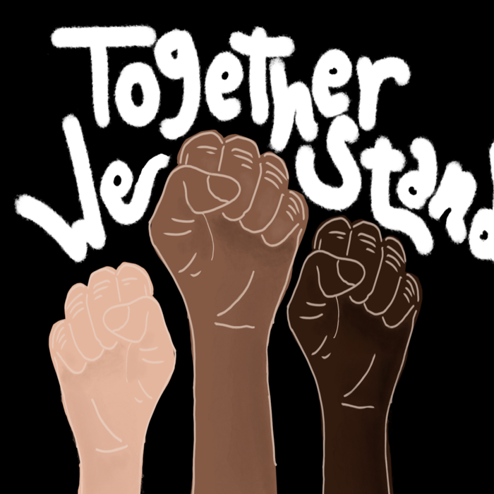 âTogether We standâ- Black Coffee Mug Gallery Image 2