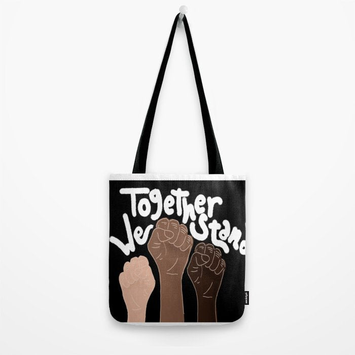 âTogether We standâ- Black Tote Bag Gallery Image 2