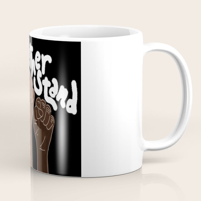 âTogether We standâ- Black Coffee Mug Gallery Image 1