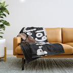 âTogether We standâ- Black Throw Blanket Gallery Image 1