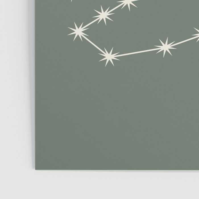Scorpio Zodiac Star Constellation Line Art Sage Poster Gallery Image 3