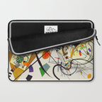 Wassily Kandinsky Transverse Line, No, 01. Laptop Sleeve Gallery Image 2