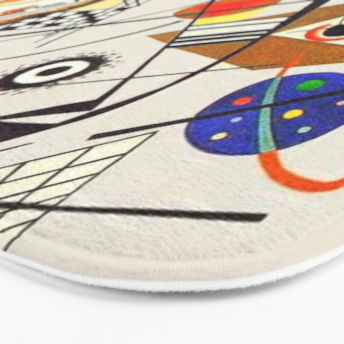 Wassily Kandinsky Transverse Line, No, 01. Bath Mat Gallery Image 3