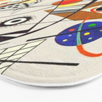 Wassily Kandinsky Transverse Line, No, 01. Bath Mat Gallery Image 3