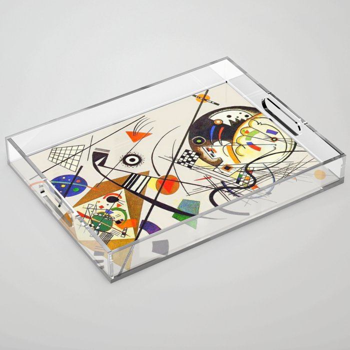 Wassily Kandinsky Transverse Line, No, 01. Acrylic Tray Gallery Image 1