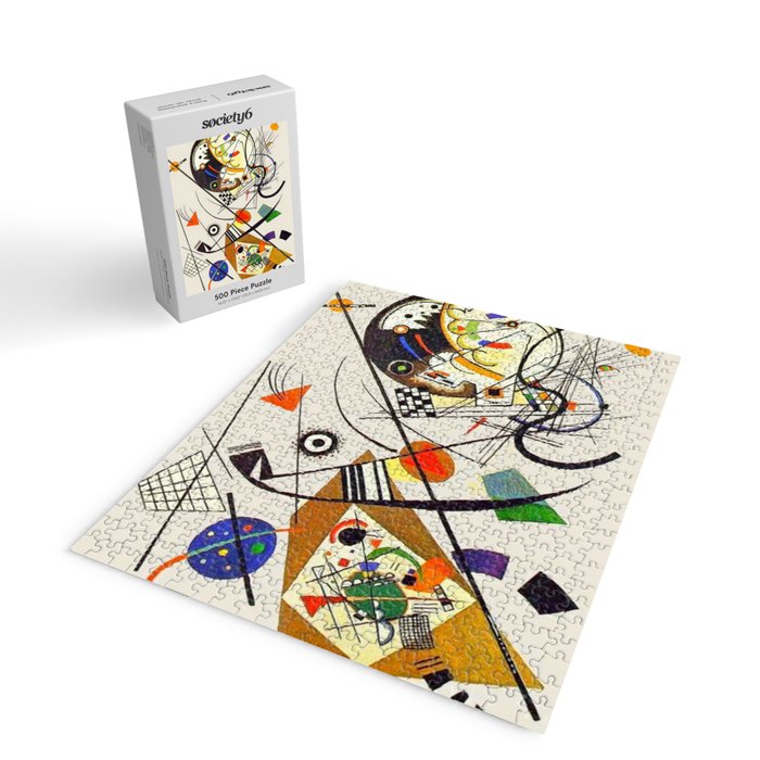 Wassily Kandinsky Transverse Line, No, 01. Jigsaw Puzzle Gallery Image 2