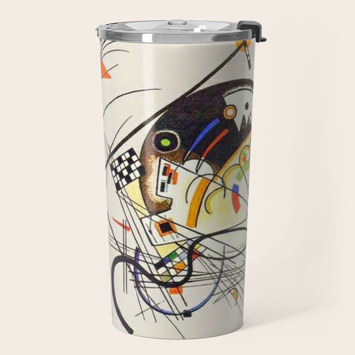 Wassily Kandinsky Transverse Line, No, 01. Travel Mug Gallery Image 2