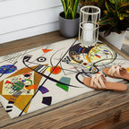 Wassily Kandinsky Transverse Line, No, 01. Outdoor Rug Gallery Image 2