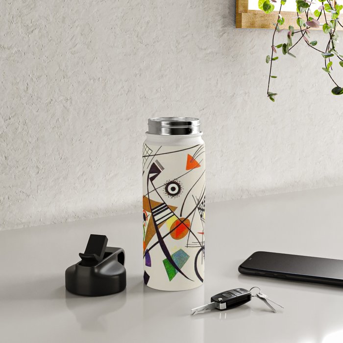 Wassily Kandinsky Transverse Line, No, 01. Water Bottle Gallery Image 4