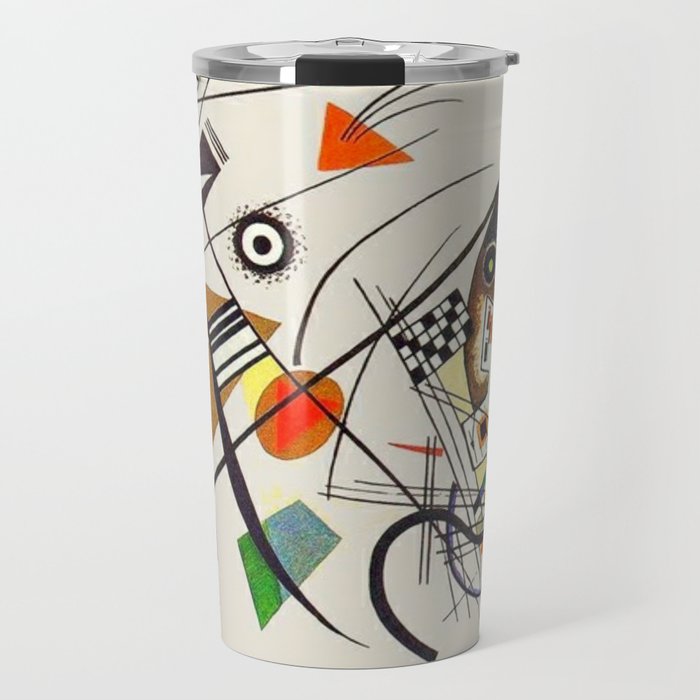 Wassily Kandinsky Transverse Line, No, 01. Travel Mug Gallery Image 1