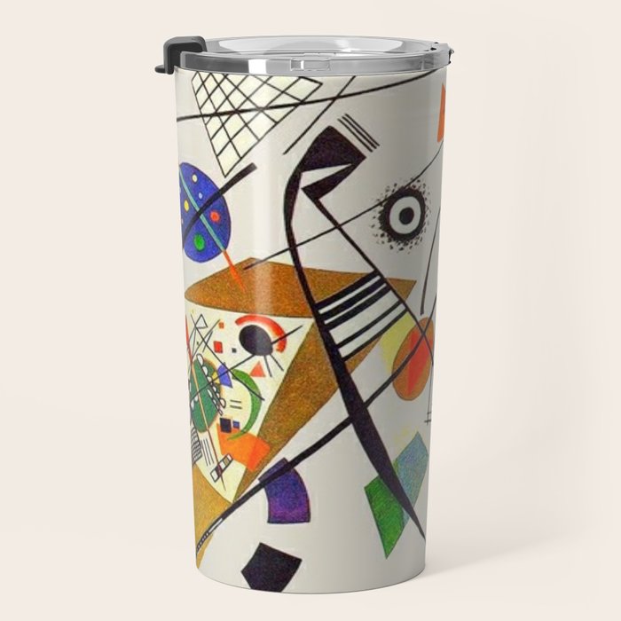 Wassily Kandinsky Transverse Line, No, 01. Travel Mug Gallery Image 3