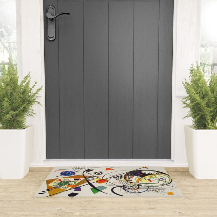 Wassily Kandinsky Transverse Line, No, 01. Welcome Mat Gallery Image 3