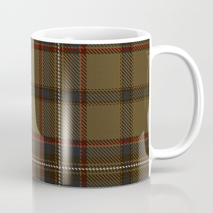 Brown Tartan Plaid Pattern Coffee Mug Gallery Image 1