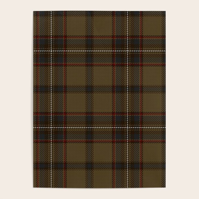 Brown Tartan Plaid Pattern Poster Gallery Image 4
