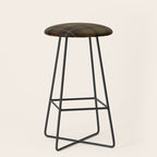 Brown Tartan Plaid Pattern Stool Gallery Image 1