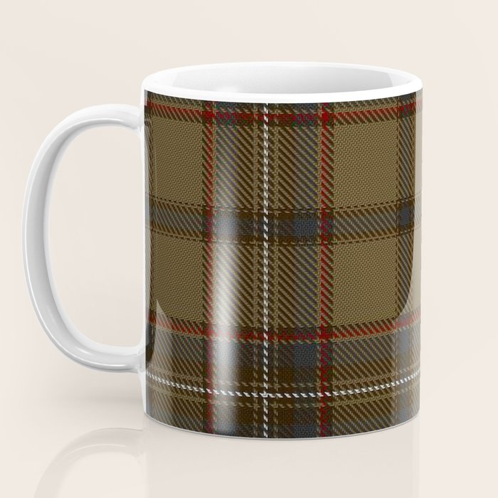 Brown Tartan Plaid Pattern Coffee Mug Gallery Image 3